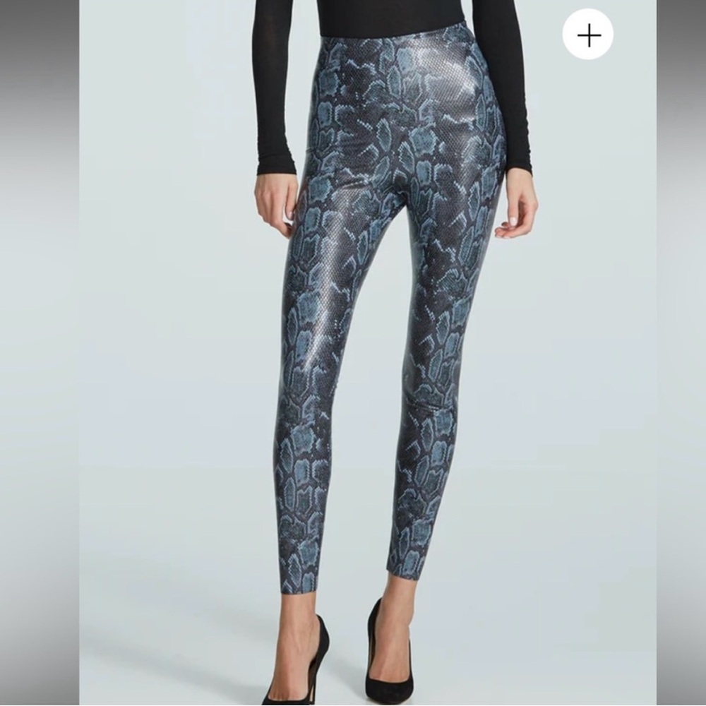 Commando Blue Snake Print Leggings